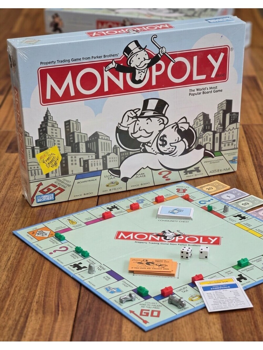 2004 Monopoly Family Game Night Parker Brothers Vintage Factory Sealed New